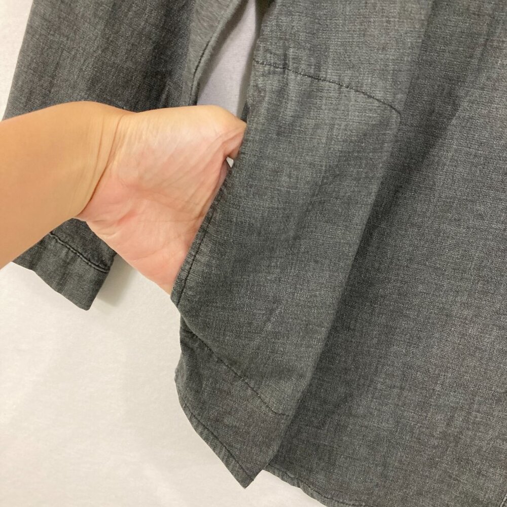 Quacker Factory Large Gray Embellished Long Sleev… - image 4